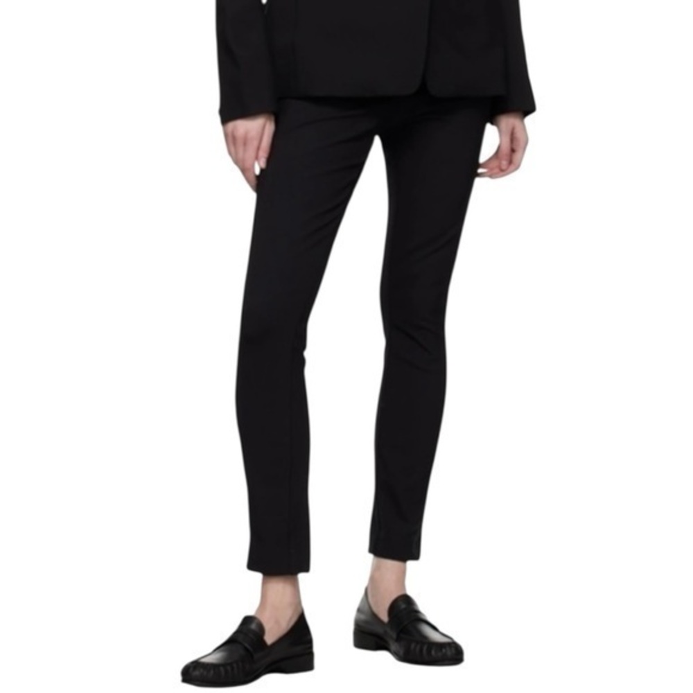 Rag & Bone New York Womens Size 8 Black High Rise Simone Slim Fit Trousers Pants